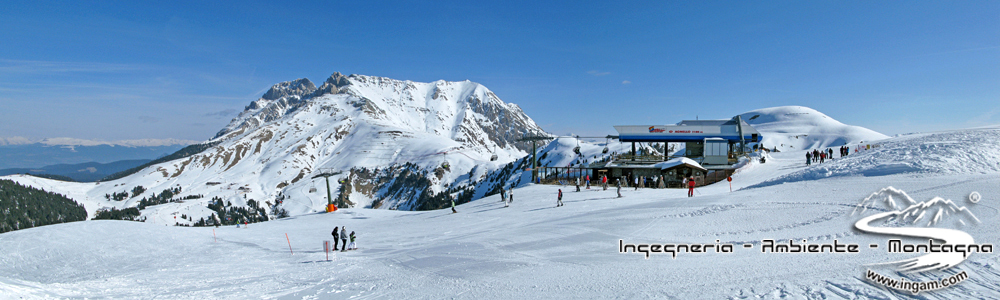 Ski Latemar-Panorama rifugio Agnello 2180m